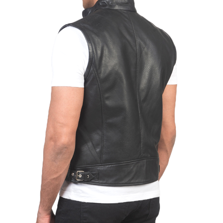 Motorbike Leather Vest